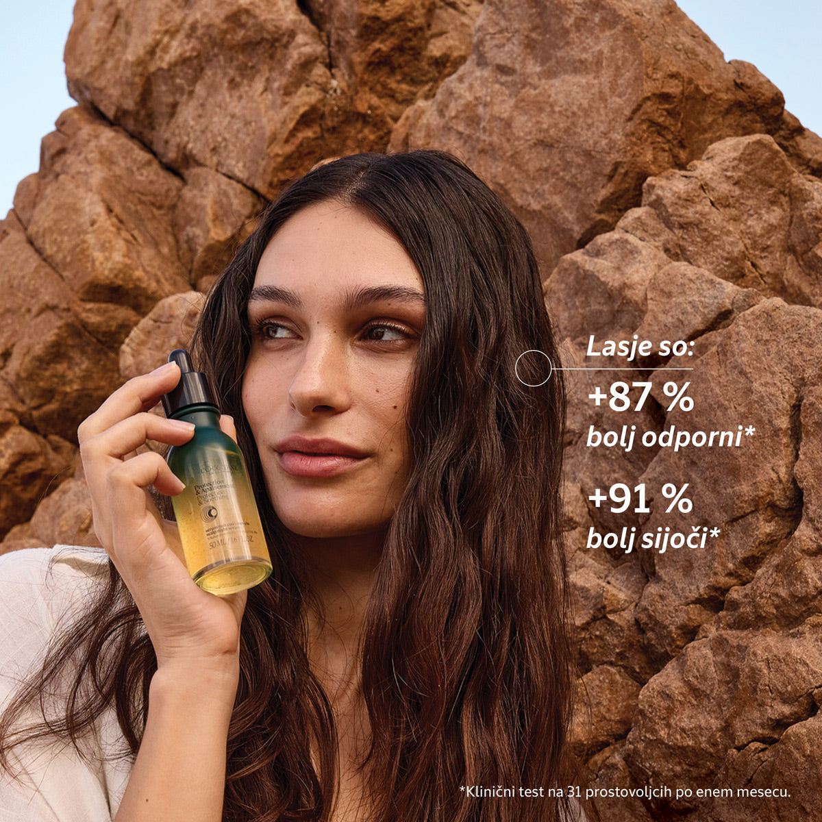 Nočni serum za zaščito in pomiritev lasišča