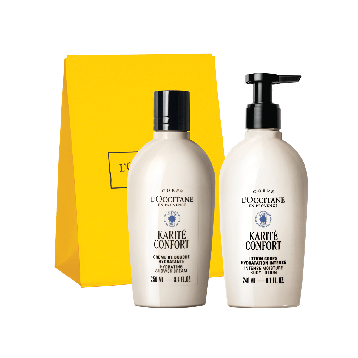 Mali darilni komplet Karite – nega rok in stopal