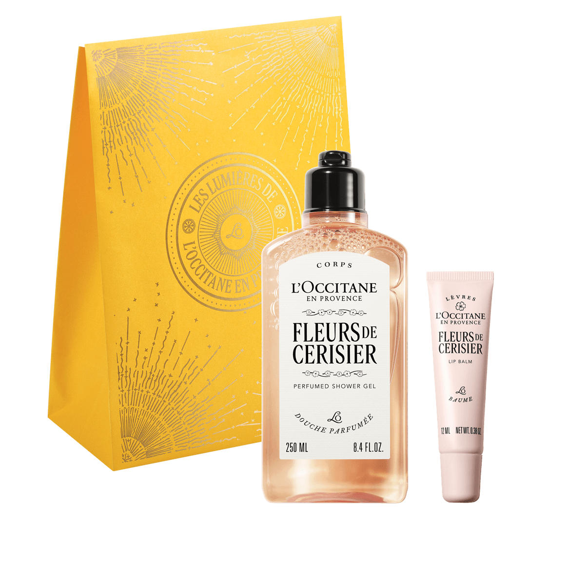 L'Occitane Darilni komplet Fleurs de Cerisier - prhanje in nega ustnic