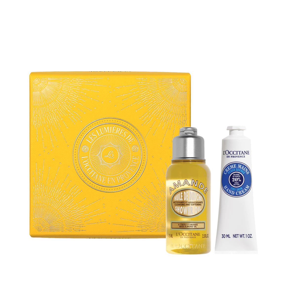 L'Occitane Mali darilni komplet Mandelj & Karite - prhanje in nega rok