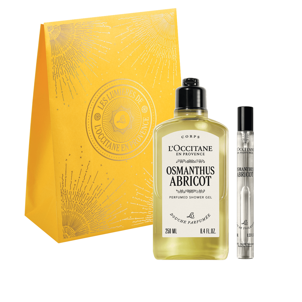 L'Occitane Darilni komplet Osmanthus Abricot - prhanje in dišava
