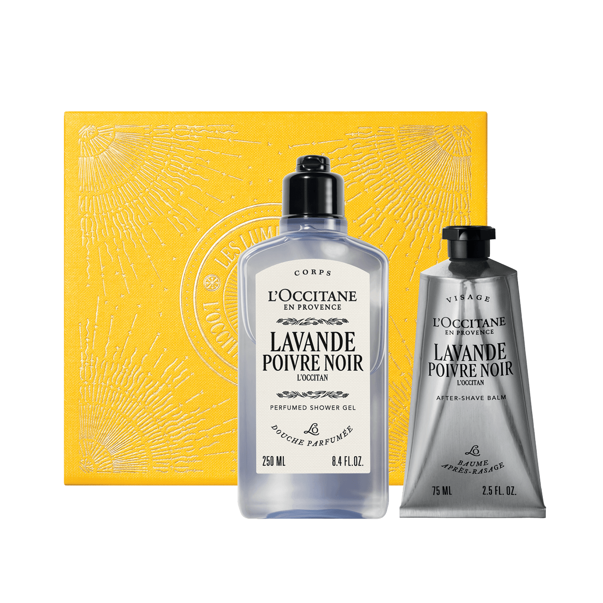 Darilni komplet za moške L'Occitan - prhanje in po britju