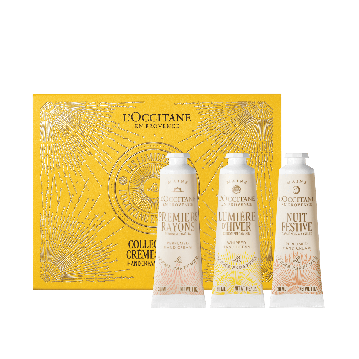 L'Occitane Darilni komplet Praznični trio krem za roke