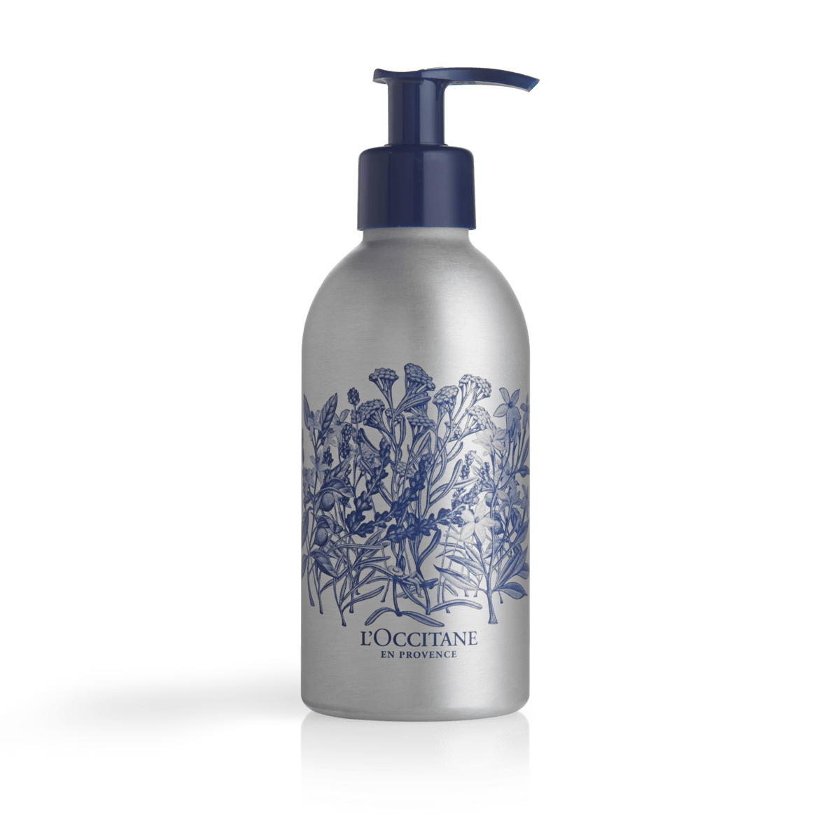 Kovinska posodica s potisno pumpico za trajno uporabo