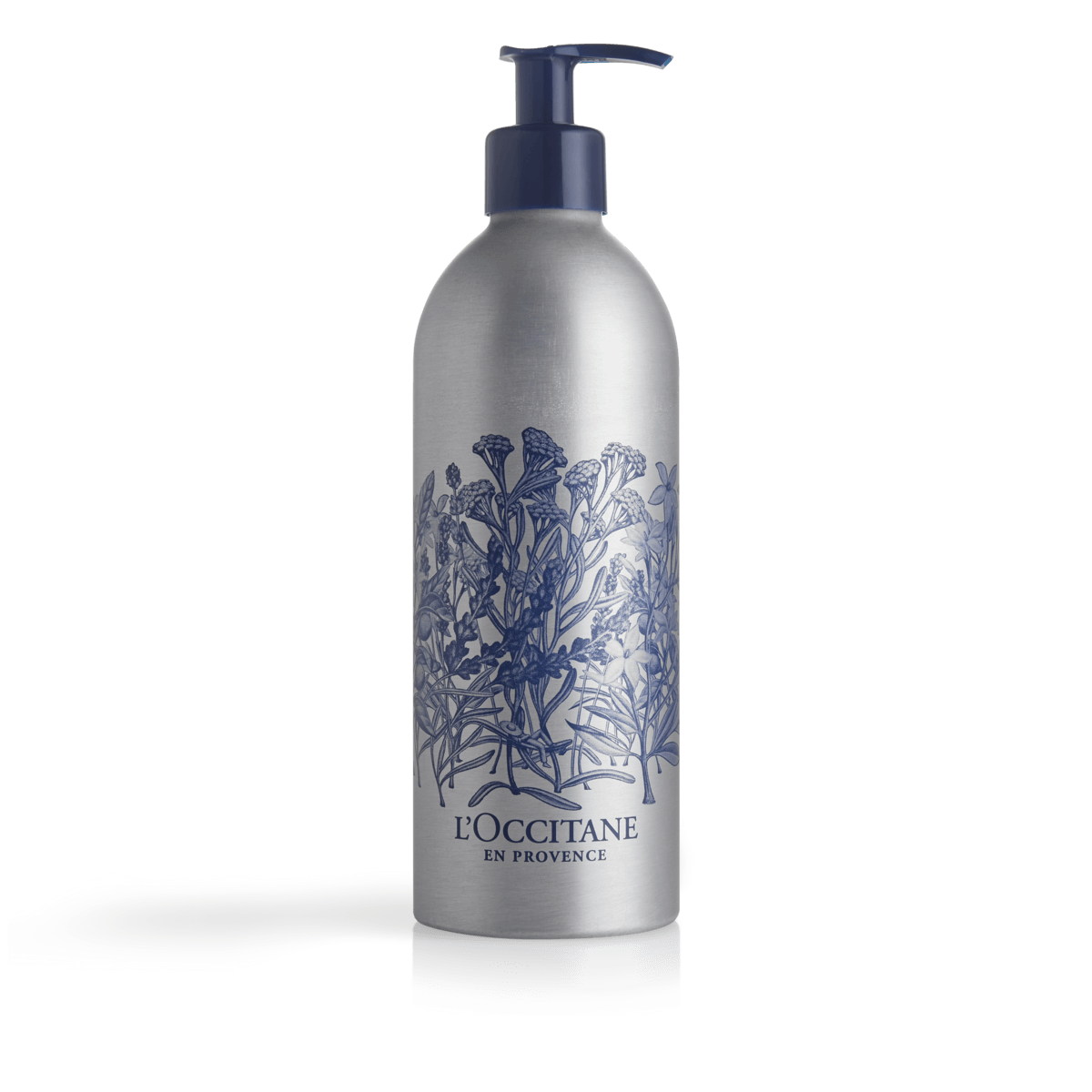 Kovinska posodica s potisno pumpico za trajno uporabo