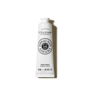 Piling za roke Karite, obogaten s fino mletimi orehovimi luščinami in 10 % hranilnega karitejevega masla - L'Occitane