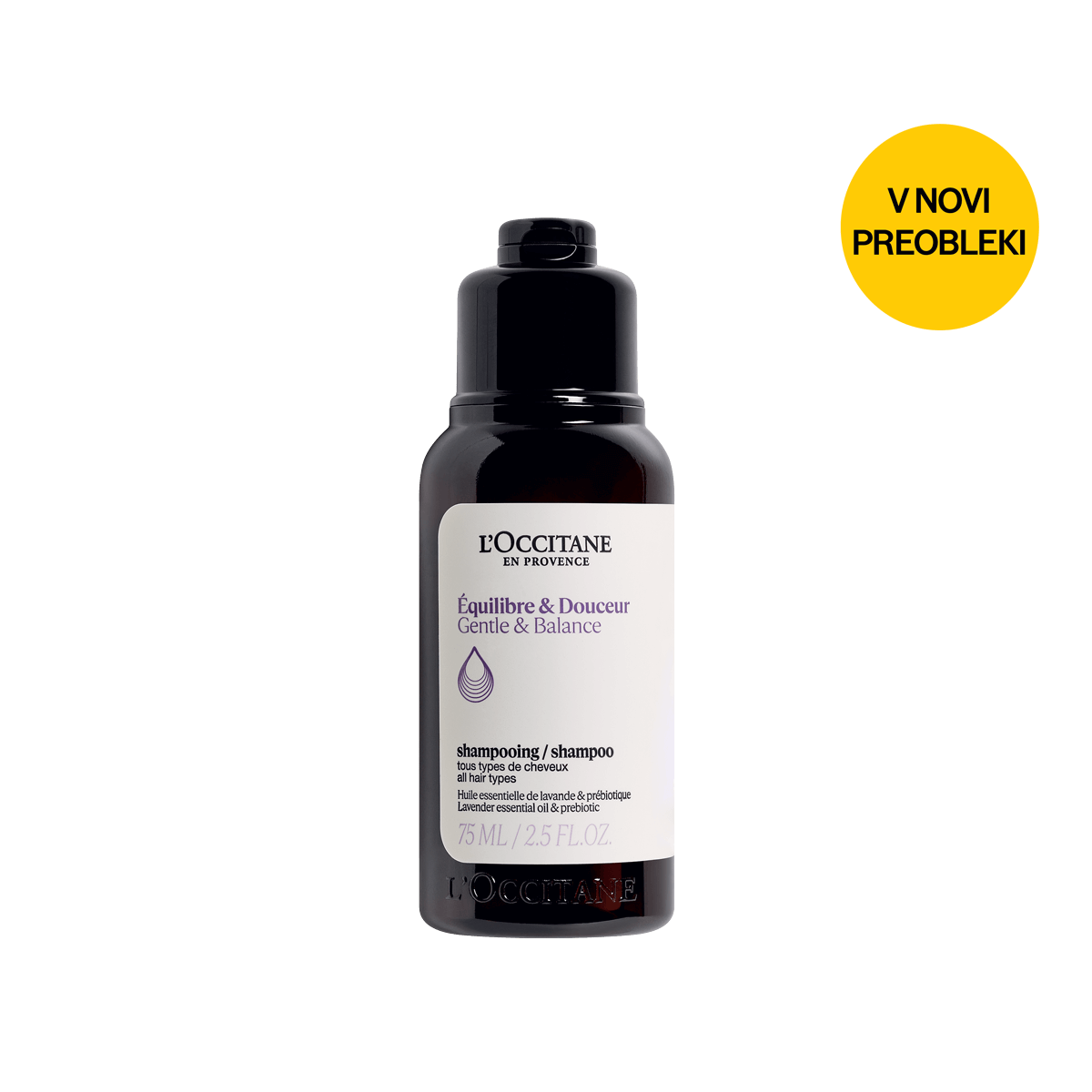 Nežni šampon za ravnovesje – potovalna velikost - L'OCCITANE
