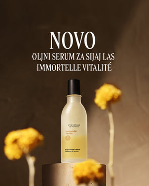 Oljni serum za sijaj las Immortelle Vitalité