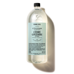 Cèdre Gingembre perfumed shower gel refill