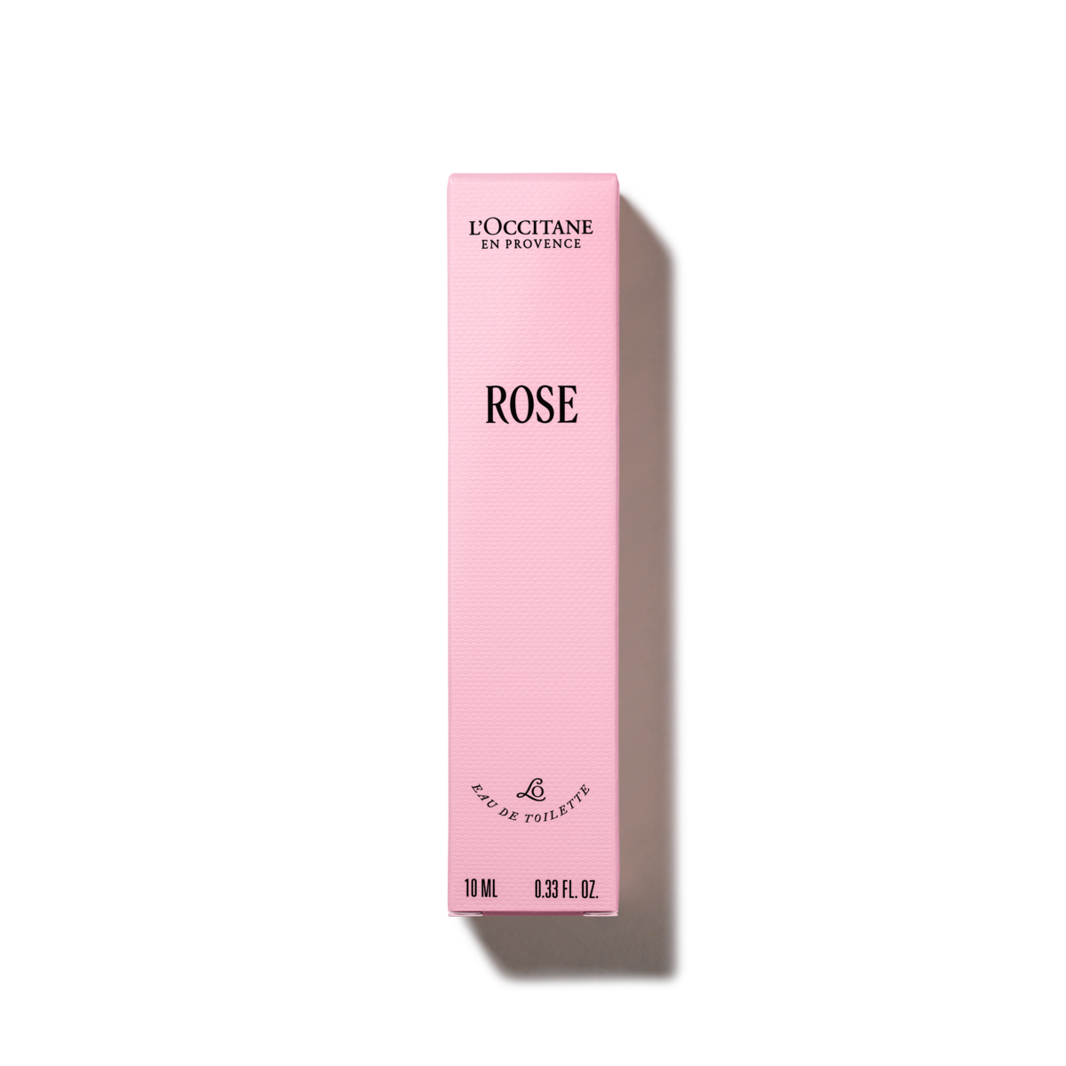 Eau de Toilette Rose – potovalna velikost L’Occitane embalaža