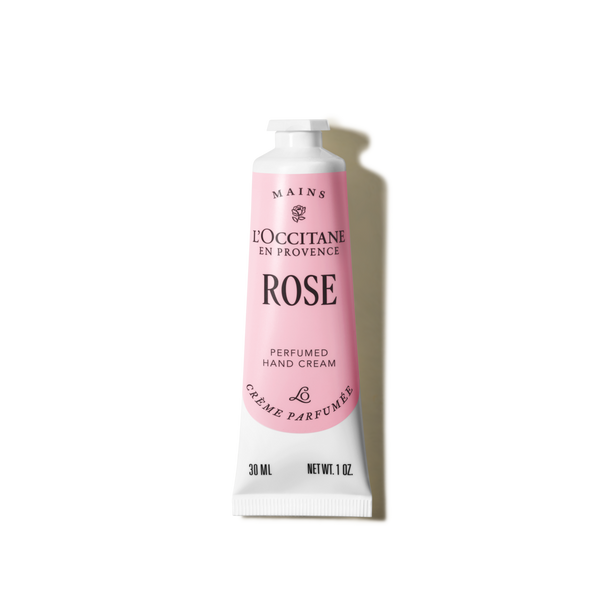 L’Occitane Parfumska krema za roke Rose – potovalna velikost