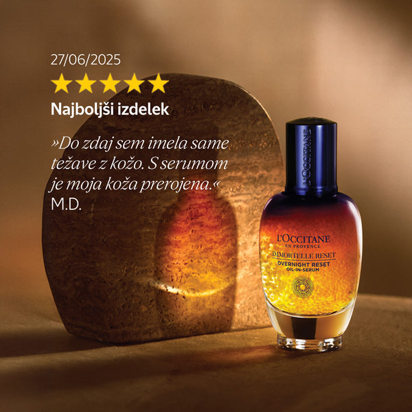 L'Occitane Booster za nočno nego obraza Immortelle Reset - premium velikost 