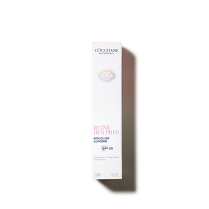 L'Occitane  Zaščitni fluid za sijočo polt Reine des Prés SPF 50 v embalaži 