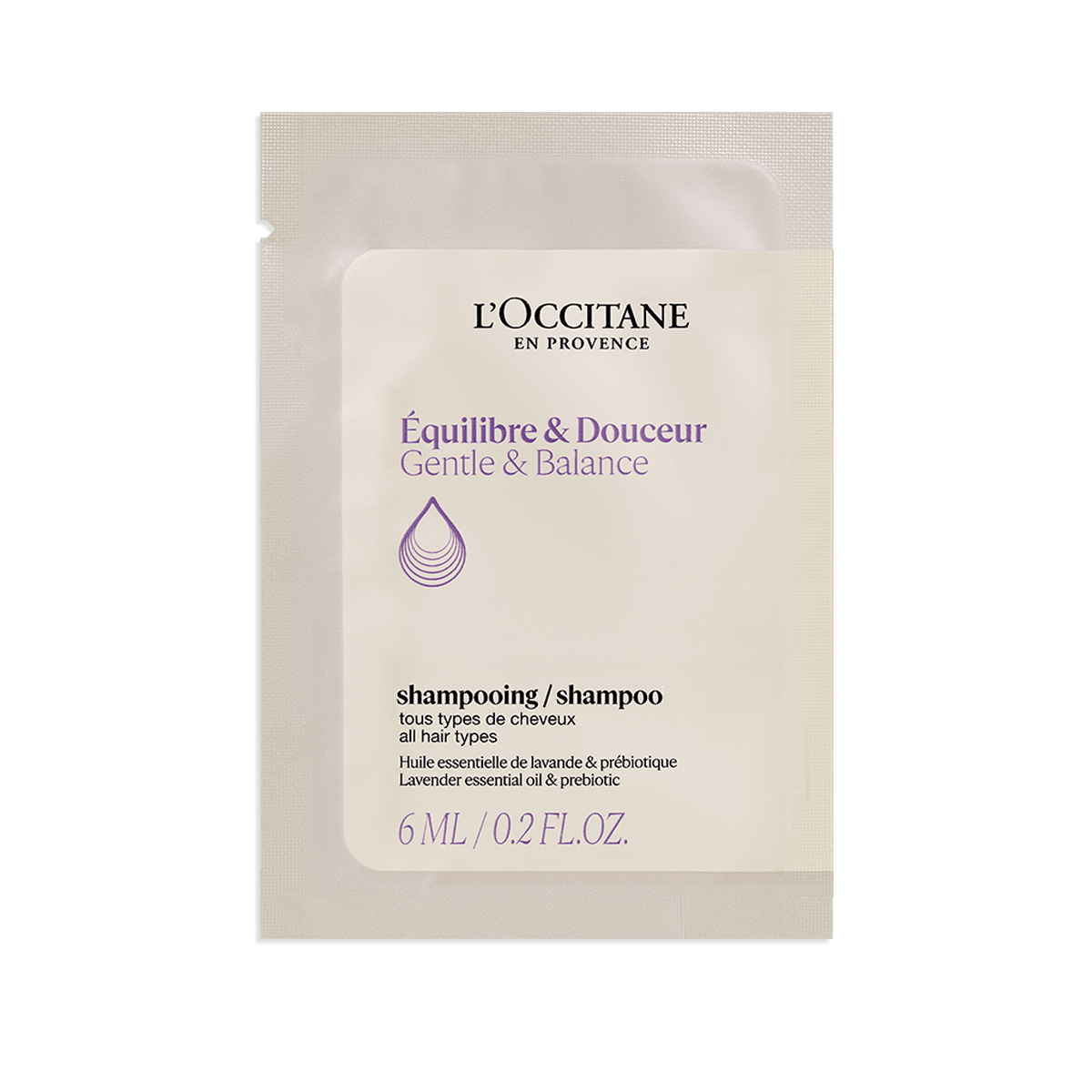 Nežni šampon za ravnovesje – vzorček - L'OCCITANE