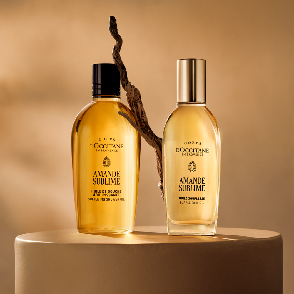 Olje za prožno kožo telesa Amande Sublime – Mandelj