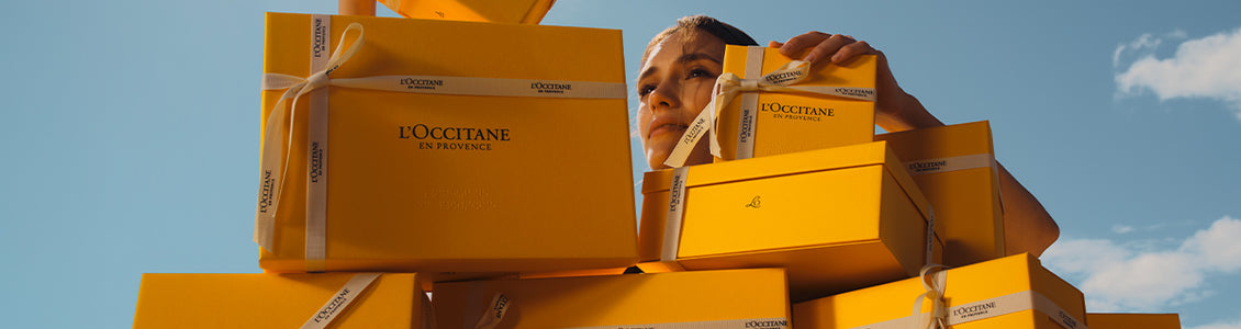 Darilne škatle L’Occitane v rumeni barvi 