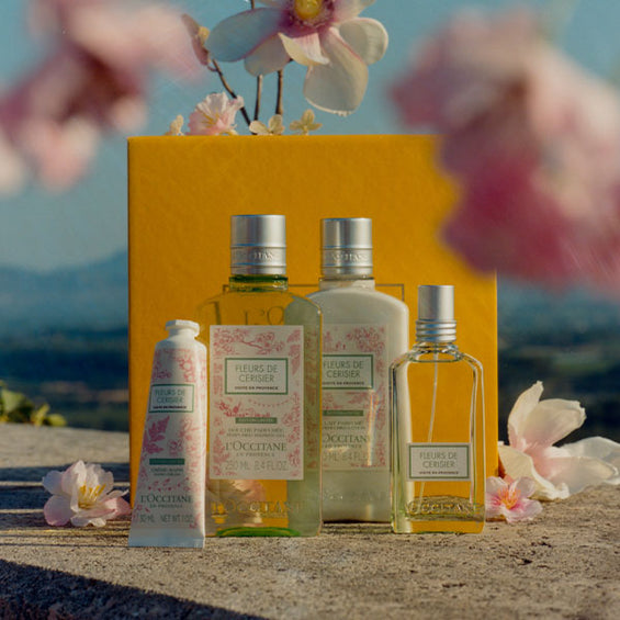 Dišavna kolekcija Češnjev cvet - Fleurs de Cerisier Visite en Provence – Omejena izdaja – L’OCCITANE 