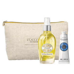 Darilni komplet Mandelj v torbici – ikonična nega