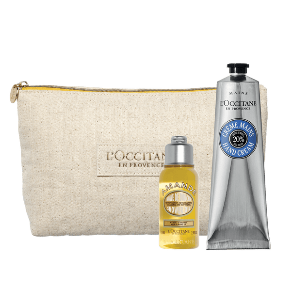 Darilni komplet Karite v torbici – ikonična nega - L'Occitane