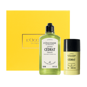 Darilni komplet zanj Popoln Cedrat – prhanje in dezodorant