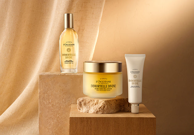 L’Occitane kolekcije za anti-age nego telesa Immortelle Divine 