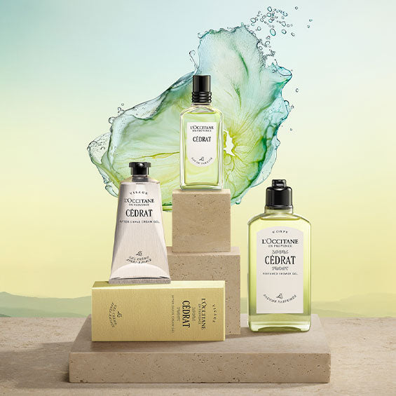 Kolekcija za moško nego in dišava Cedrat – L’Occitane 