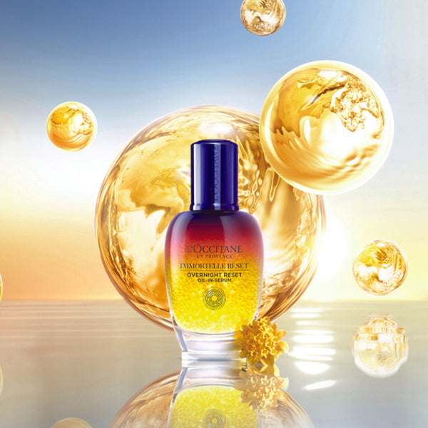 Booster za nočno nego obraza Immortelle Reset - izvlečki iz immortelle 