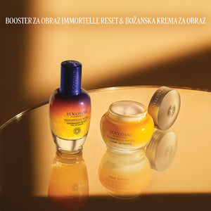 Razstavljene ikone L'Occitane: booster za nočno nego obraza + božanska krema za obraz