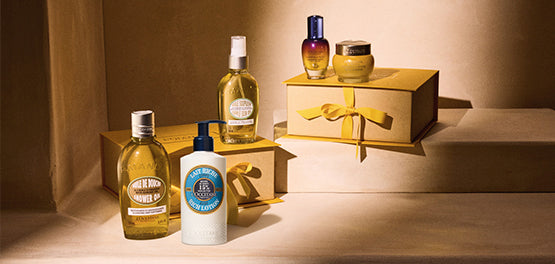 L’Occitanove prodajne kolekcije Mandelj in Božanska immortelle 