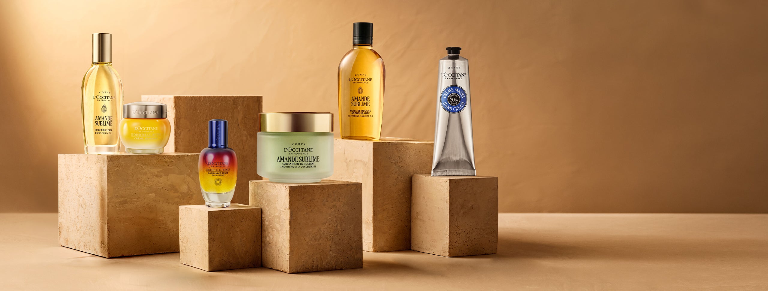 L’Occitanove prodajne uspešnice iz kolekcij Karite, Almond Sublime, Immortelle Reset 