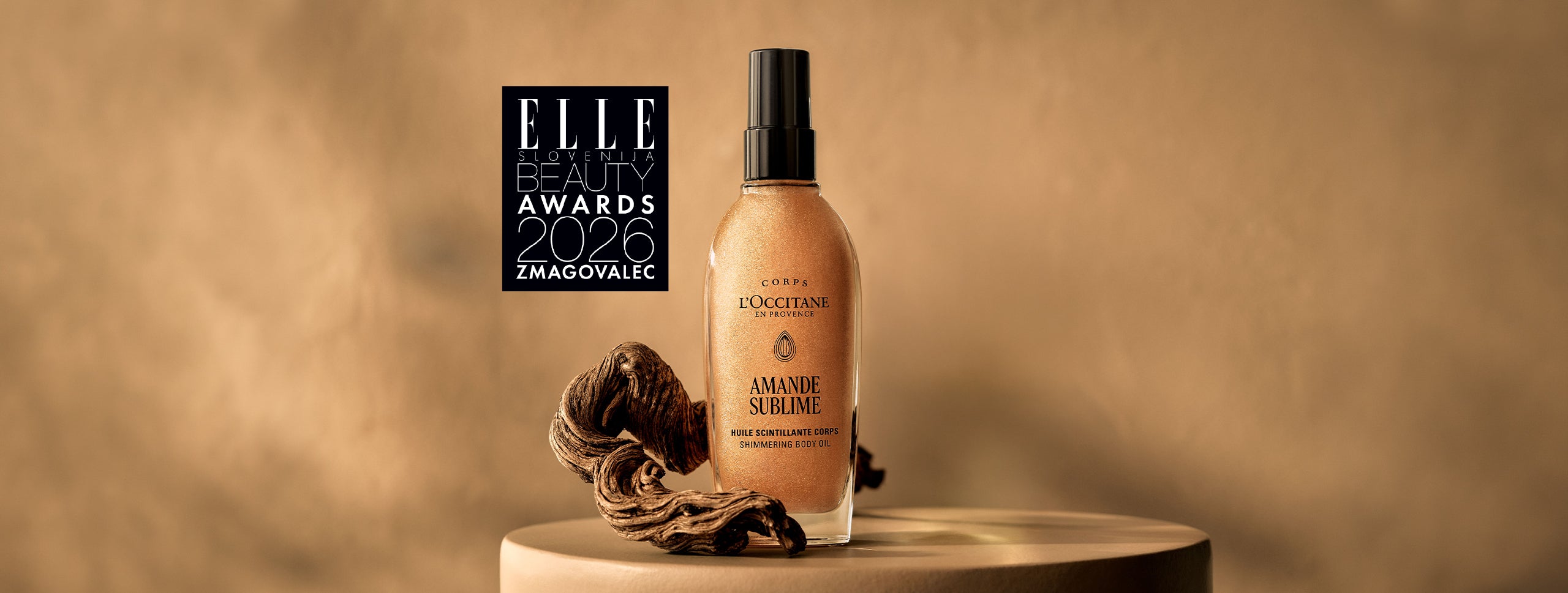 –15 % za Lesketajoče se olje za telo Amande Sublime – Mandelj