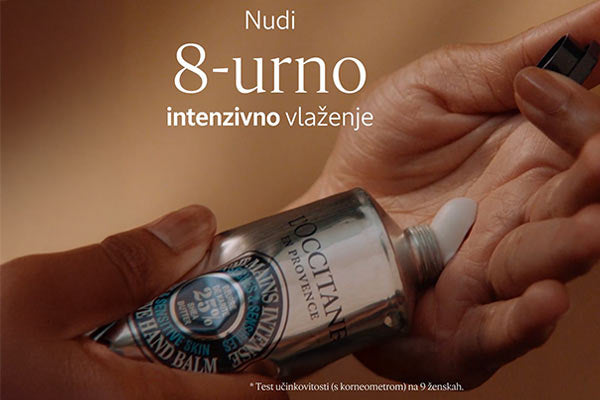 L'occitanova krema za roke za intenzivno vlaženje