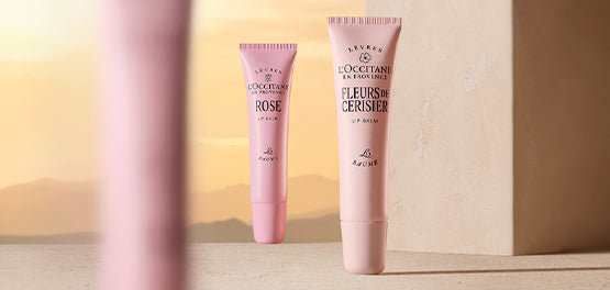 Balzami za ustnice kolekcije Flora Orchestra L'Occitane