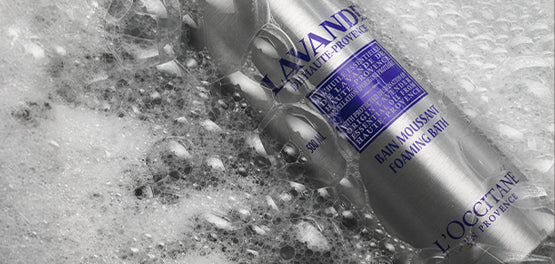 Sivkina peneča kopel obdana z mehurčki L'Occitane