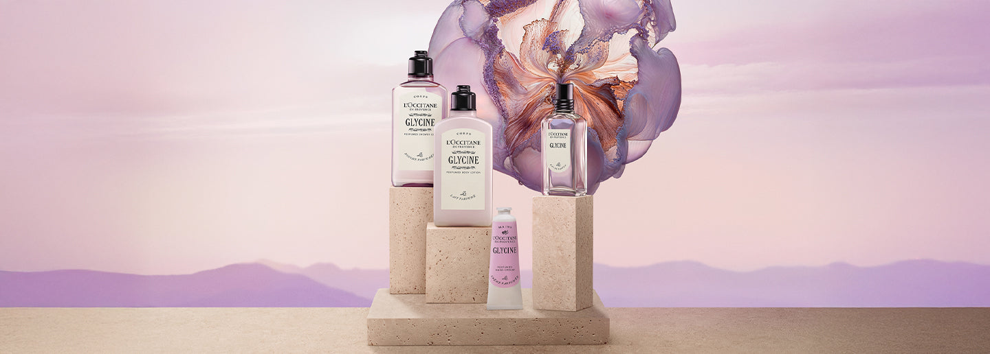 Dišavna kolekcija Flora Orchestra L’Occitane - Glycine.