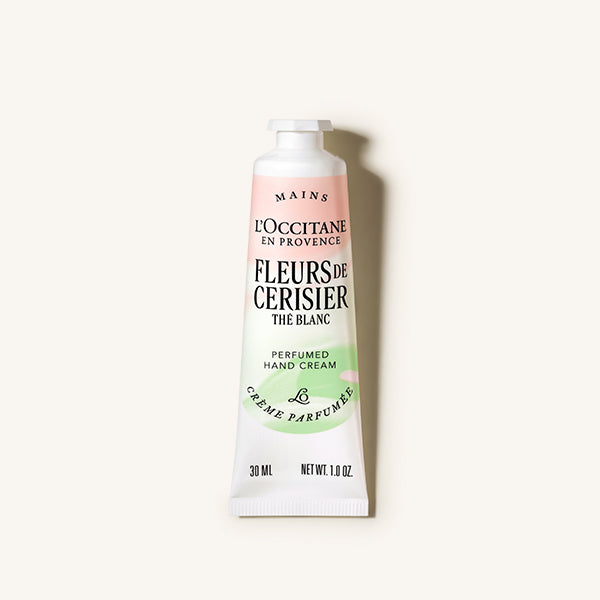 Parfumska krema za roke Fleurs de Cerisier Thé Blanc - L'Occitane.