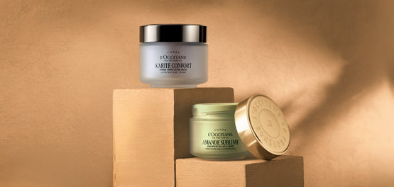 Negujte telo z bogatimi kremami s karitejem in mandljem iz L'Occitana 