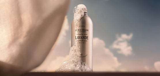 Peneča kopel Lavande – Prava sivka – L’Occitane 