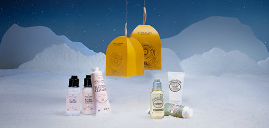 Praznični okrasek Trio Fleurs de Cerisier in Praznični okrasek Trio Mandelj – L’Occitane