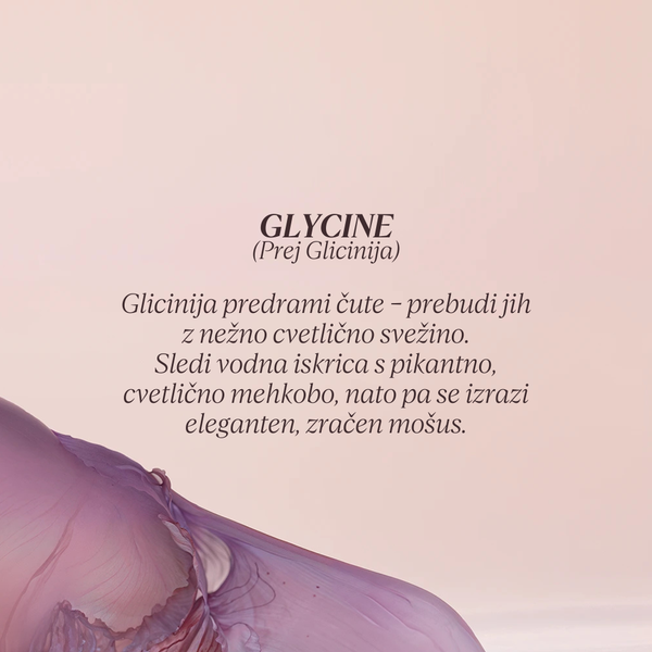 Grafika z opisom dišave kolekcije Flora Orchestra L'Occitane - Glycine