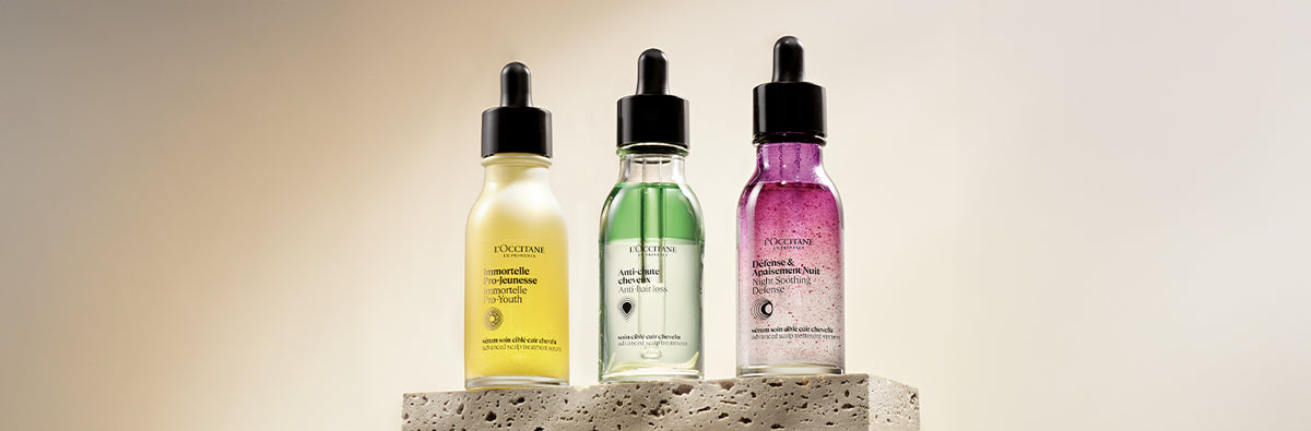 Serumi za lasišče – napredna nega las L’Occitane