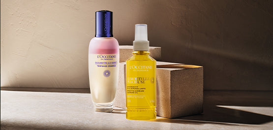 Trifazna esenca Immortelle Reset in čistilno olje Immortelle – L’Occitane 