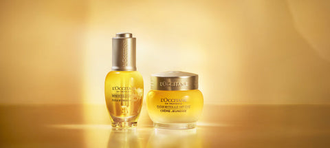 Božansko olje mladosti in Božanska krema L'Occitane