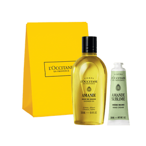 Darilni komplet Mandelj – prhanje in nega rok