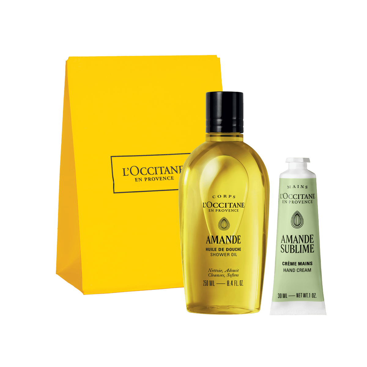 Darilni komplet Mandelj – prhanje in nega rok
