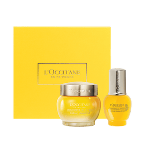 L'Occitane Darilni komplet Divine – krema za obraz in krema za okrog oči