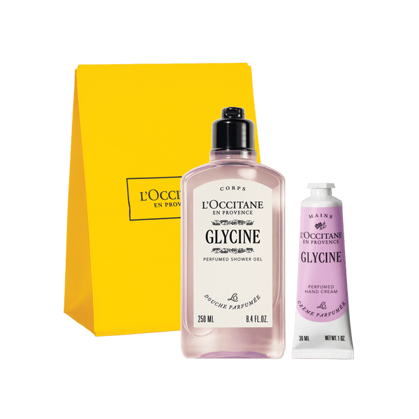 L'Occitane Darilni komplet Glycine – prhanje in nega rok