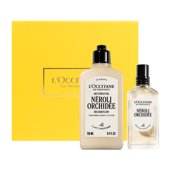 L'Occitane Darilni komplet Néroli Orchidée – mleko za telo in dišava
