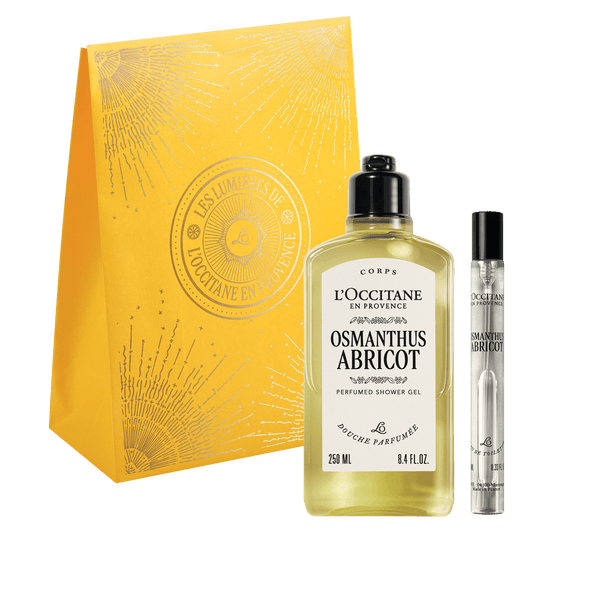L'Occitane Darilni komplet Osmanthus Abricot - prhanje in dišava