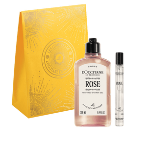 L'Occitane Darilni komplet Rose - prhanje in dišava